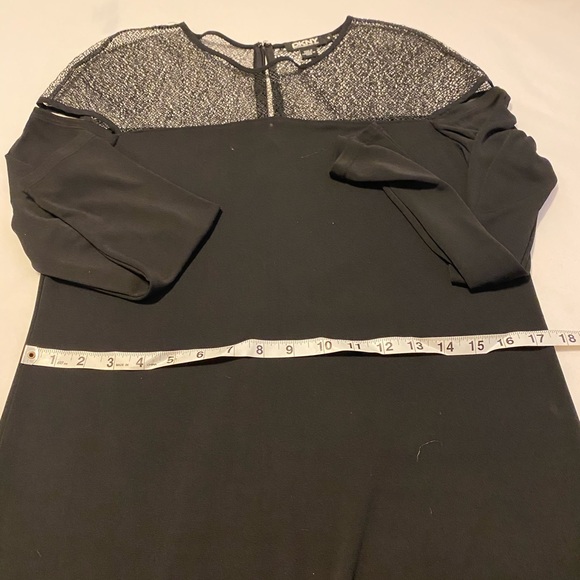DKNY
Women's Black Asymmetric Web Lace Dress. - Picture 3 of 3